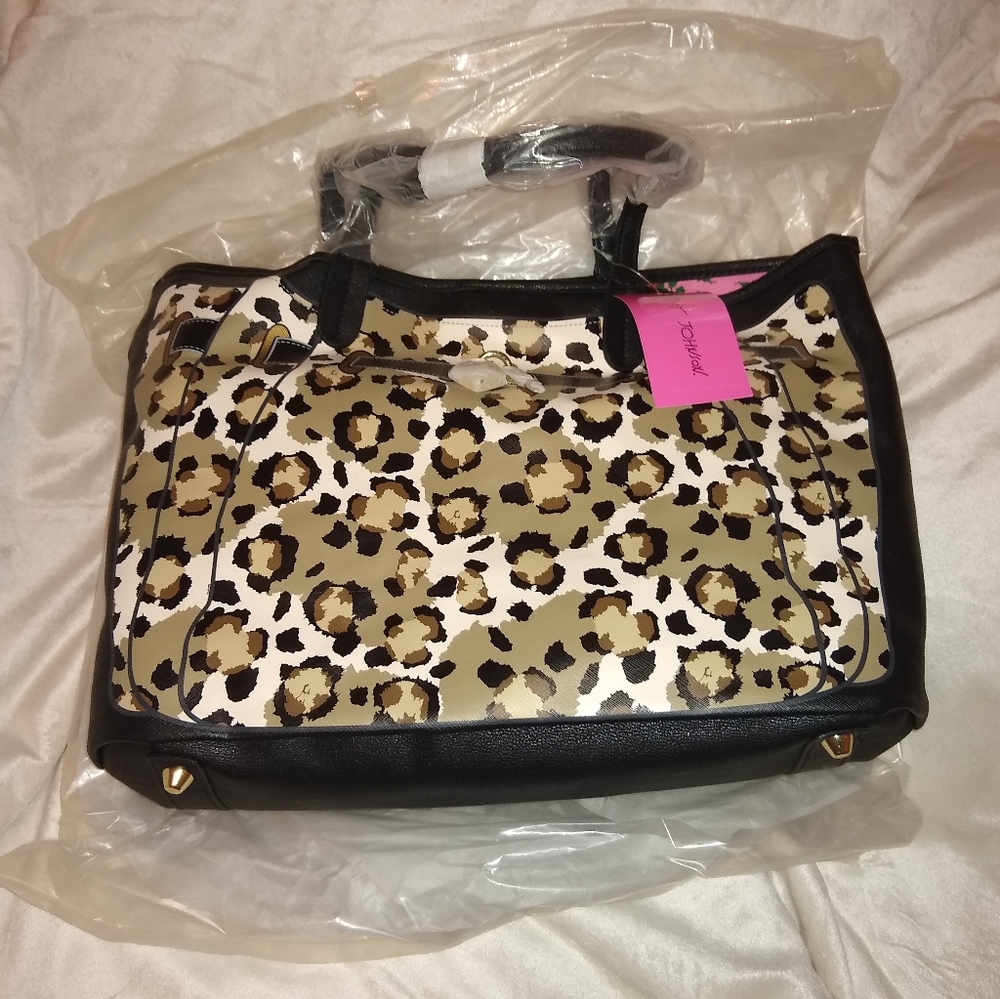 Betsey Johnson Fee Fi Faux Tote NWT